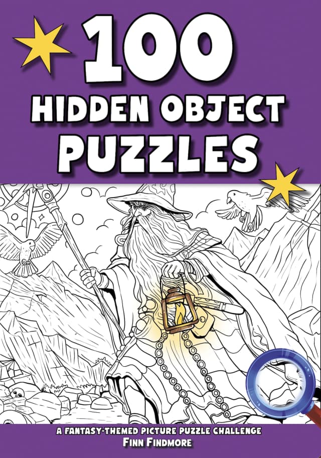 100 Hidden Object Puzzles Book Cover
