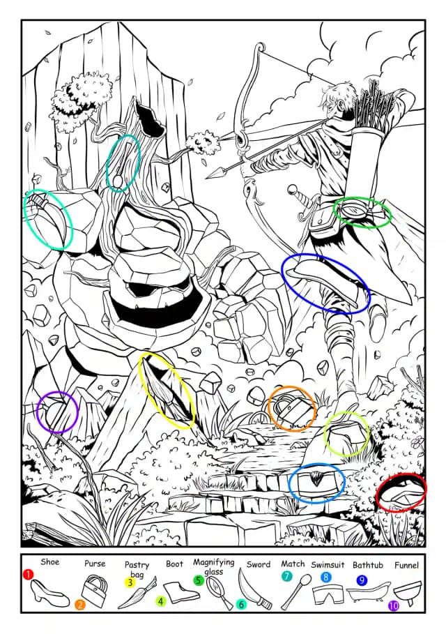 book puzzle key solution