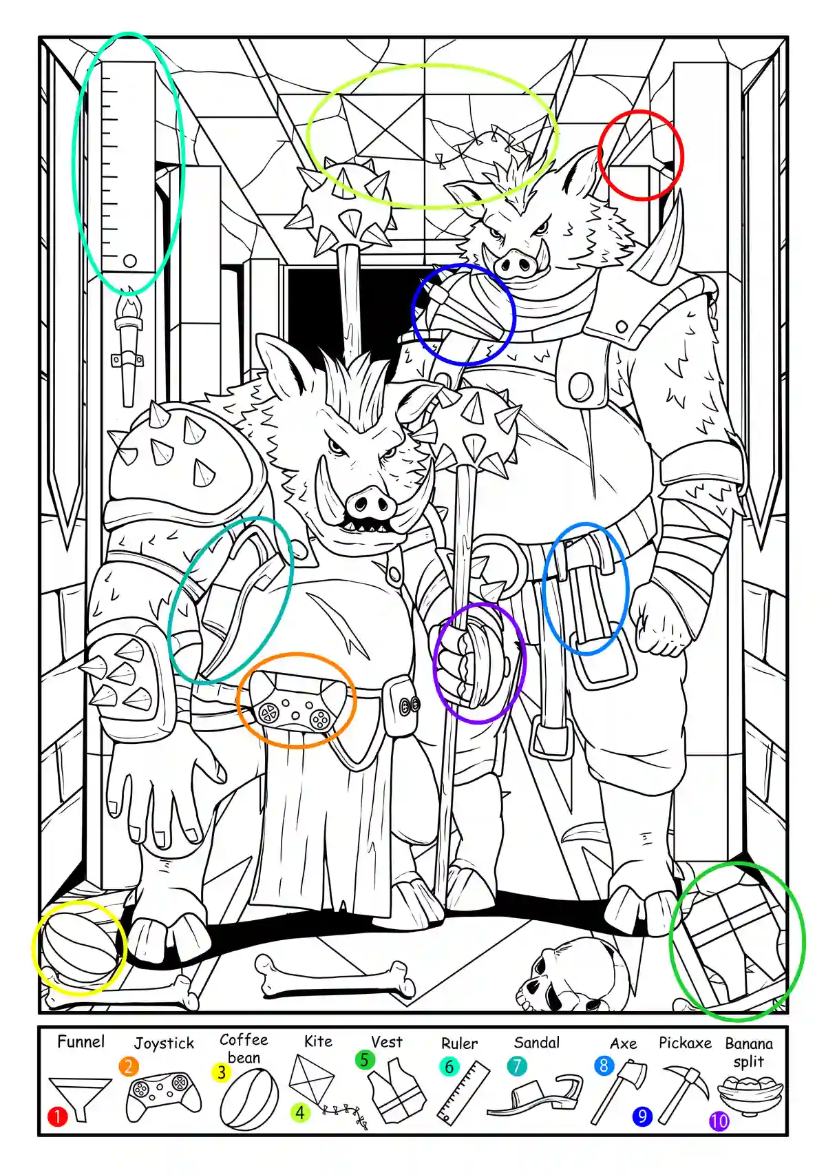 book puzzle key solution