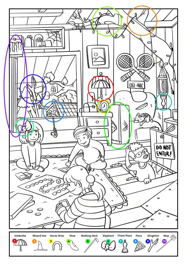 book puzzle key solution