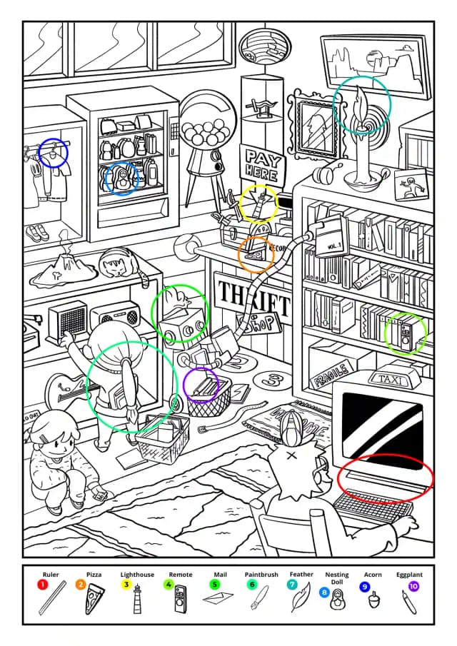 book puzzle key solution