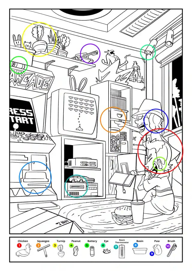 book puzzle key solution