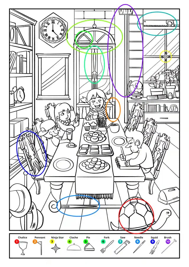 book puzzle key solution