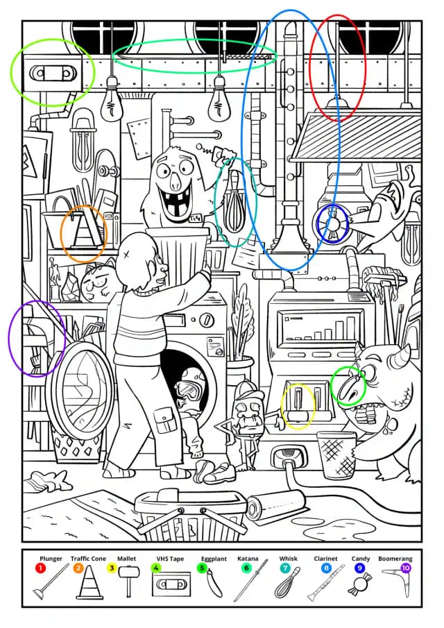 book puzzle key solution